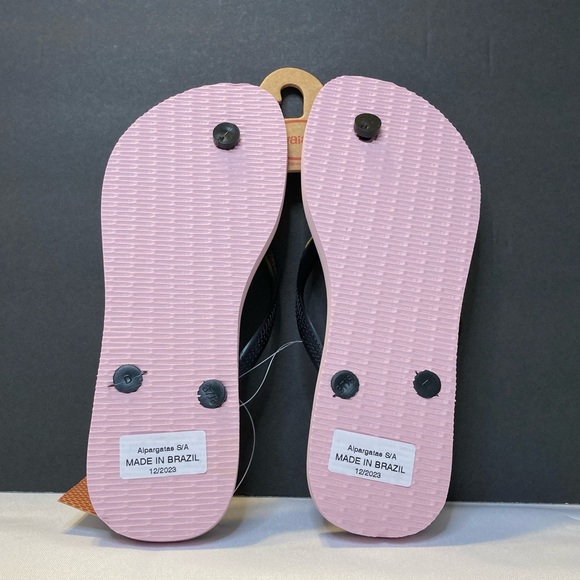 Havaianas Disney Slim Flip Flops Peony Rose Minnie Mouse USA Women’s Size 7/8 - Picture 2 of 8